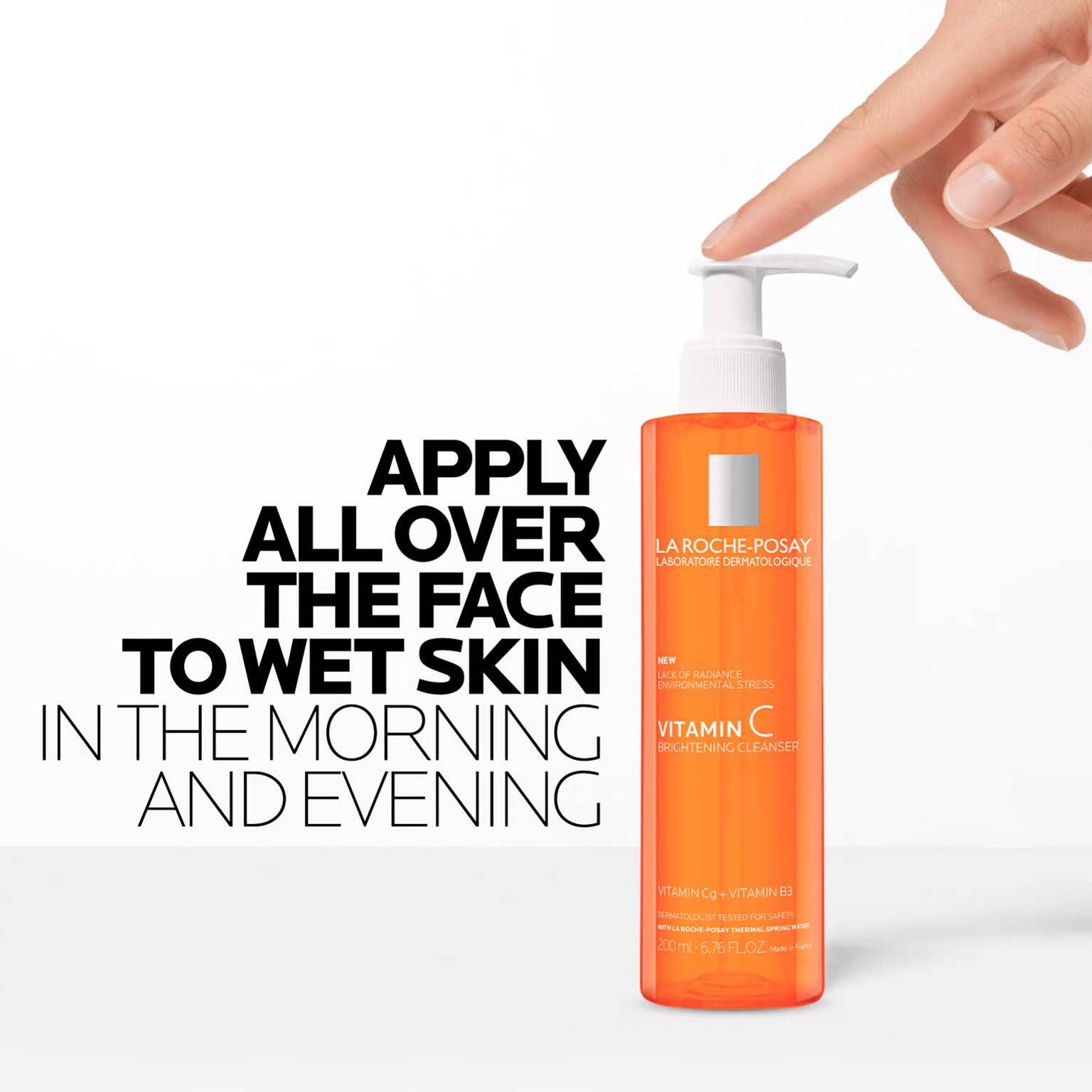 vitamin-c-brightening-facial-cleanser-i2 LaRochePosay-Product-Skincare-Purifying-Vitamin-C-Cleanser-200ml-3337875923613-HowToUse.jpg